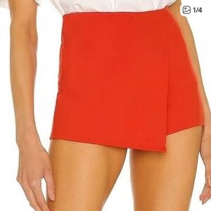 Superdown Red Women's Skort sz M